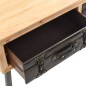 vidaXL Mesa de centro de madera maciza de abeto 115x55x50 cm vidaXL Mesa de centro de madera maciza de abeto 115x55x50 cm
