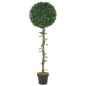 vidaXL Planta artificial árbol de laurel con macetero verde 130 cm vidaXL Planta artificial árbol de laurel con macetero verde 130 cm