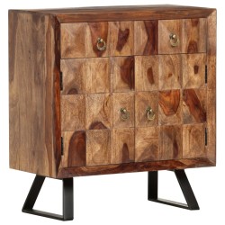 vidaXL Armario auxiliar de madera maciza de sheesham 70x35x75 cm