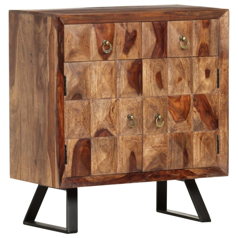 vidaXL Armario auxiliar de madera maciza de sheesham 70x35x75 cm vidaXL Armario auxiliar de madera maciza de sheesham 70x35x75 cm