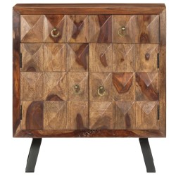 vidaXL Armario auxiliar de madera maciza de sheesham 70x35x75 cm