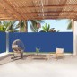 vidaXL Toldo lateral retráctil azul 200x1000 cm vidaXL Toldo lateral retráctil azul 200x1000 cm