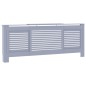 vidaXL Cubierta para radiador MDF gris 205 cm vidaXL Cubierta para radiador MDF gris 205 cm