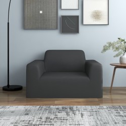 vidaXL Funda elástica para sillón poliéster jersey antracita