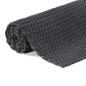 vidaXL Alfombra rectangular algodón antracita 180x250 cm vidaXL Alfombra rectangular algodón antracita 180x250 cm