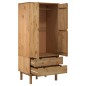 vidaXL Armario OTTA madera maciza pino 76,5x53x172 cm vidaXL Armario OTTA madera maciza pino 76,5x53x172 cm