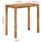 vidaXL Mesa alta de bar madera maciza reciclada 112x55x108 cm vidaXL Mesa alta de bar madera maciza reciclada 112x55x108 cm