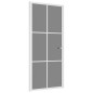 vidaXL Puerta interior vidrio EGS y aluminio blanco 93x201,5 cm vidaXL Puerta interior vidrio EGS y aluminio blanco 93x201,5 cm