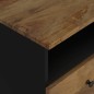 vidaXL Mesita de noche madera maciza mango y madera contrachapada vidaXL Mesita de noche madera maciza mango y madera contrachapada