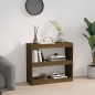 vidaXL Estantería/divisor espacio madera pino marrón miel 80x30x71,5cm