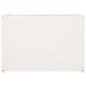 vidaXL Jardinera de madera maciza de pino blanco 100x50x70 cm vidaXL Jardinera de madera maciza de pino blanco 100x50x70 cm