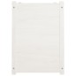 vidaXL Jardinera de madera maciza de pino blanco 100x50x70 cm vidaXL Jardinera de madera maciza de pino blanco 100x50x70 cm