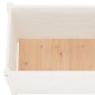 vidaXL Jardinera de madera maciza de pino blanco 100x50x70 cm vidaXL Jardinera de madera maciza de pino blanco 100x50x70 cm