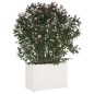 vidaXL Jardinera de madera maciza de pino blanco 100x50x70 cm vidaXL Jardinera de madera maciza de pino blanco 100x50x70 cm