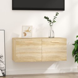 vidaXL Armario de pared madera contrachapada roble Sonoma 80x35x36,5cm