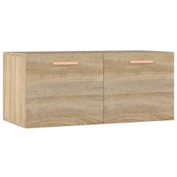 vidaXL Armario de pared madera contrachapada roble Sonoma 80x35x36,5cm