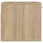 vidaXL Armario de pared madera contrachapada roble Sonoma 80x35x36,5cm vidaXL Armario de pared madera contrachapada roble Sonoma 80x35x36,5cm