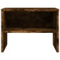 vidaXL Mesita de noche madera contrachapada roble ahumado 40x30x30 cm vidaXL Mesita de noche madera contrachapada roble ahumado 40x30x30 cm