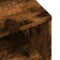 vidaXL Mesita de noche madera contrachapada roble ahumado 40x30x30 cm vidaXL Mesita de noche madera contrachapada roble ahumado 40x30x30 cm