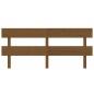 vidaXL Cabecero de cama madera maciza de pino marrón miel 204x3x81 cm vidaXL Cabecero de cama madera maciza de pino marrón miel 204x3x81 cm