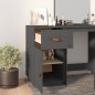 vidaXL Armario de escritorio madera maciza de pino gris 40x50x75 cm vidaXL Armario de escritorio madera maciza de pino gris 40x50x75 cm