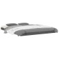 vidaXL Estructura de cama de madera maciza de pino gris 140x190 cm vidaXL Estructura de cama de madera maciza de pino gris 140x190 cm