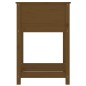 vidaXL Jardinera de madera maciza de pino marrón 54x54x81 cm vidaXL Jardinera de madera maciza de pino marrón 54x54x81 cm