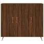 vidaXL Aparador de madera de ingeniería marrón roble 90x34x80 cm vidaXL Aparador de madera de ingeniería marrón roble 90x34x80 cm