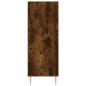 vidaXL Estantería madera de ingeniería roble ahumado 69,5x32,5x90 cm vidaXL Estantería madera de ingeniería roble ahumado 69,5x32,5x90 cm