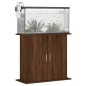 vidaXL Soporte para acuario madera ingeniería marrón roble 81x36x73 cm