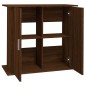 vidaXL Soporte para acuario madera ingeniería marrón roble 81x36x73 cm