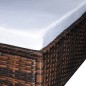 vidaXL Set muebles de jardín 6 piezas y cojines ratán sintético marrón vidaXL Set muebles de jardín 6 piezas y cojines ratán sintético marrón