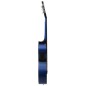 vidaXL Guitarra clásica occidental con ecualizador y 6 cuerdas azul vidaXL Guitarra clásica occidental con ecualizador y 6 cuerdas azul