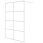 vidaXL Mampara de ducha vidrio ESG transparente blanco 140x195 cm vidaXL Mampara de ducha vidrio ESG transparente blanco 140x195 cm