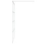 vidaXL Mampara de ducha vidrio ESG transparente blanco 140x195 cm vidaXL Mampara de ducha vidrio ESG transparente blanco 140x195 cm