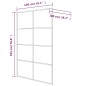 vidaXL Mampara de ducha vidrio ESG transparente blanco 140x195 cm vidaXL Mampara de ducha vidrio ESG transparente blanco 140x195 cm