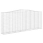 vidaXL Cesta gaviones forma arco hierro galvanizado 400x50x160/180 cm vidaXL Cesta gaviones forma arco hierro galvanizado 400x50x160/180 cm
