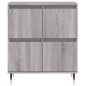 vidaXL Aparadores 3 uds madera contrachapada gris Sonoma vidaXL Aparadores 3 uds madera contrachapada gris Sonoma
