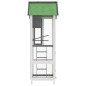 vidaXL Casita para pájaros madera maciza pino gris 60x58,5x160 cm vidaXL Casita para pájaros madera maciza pino gris 60x58,5x160 cm