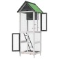 vidaXL Casita para pájaros madera maciza pino gris 60x58,5x160 cm vidaXL Casita para pájaros madera maciza pino gris 60x58,5x160 cm