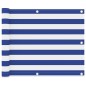 vidaXL Toldo para balcón tela oxford blanco y azul 75x600 cm vidaXL Toldo para balcón tela oxford blanco y azul 75x600 cm