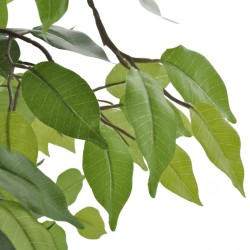 Planta enana artificial de ficus en maceta, 60 cm