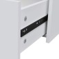 vidaXL Aparador con 4 cajones blanco 60x30,5x71 cm vidaXL Aparador con 4 cajones blanco 60x30,5x71 cm