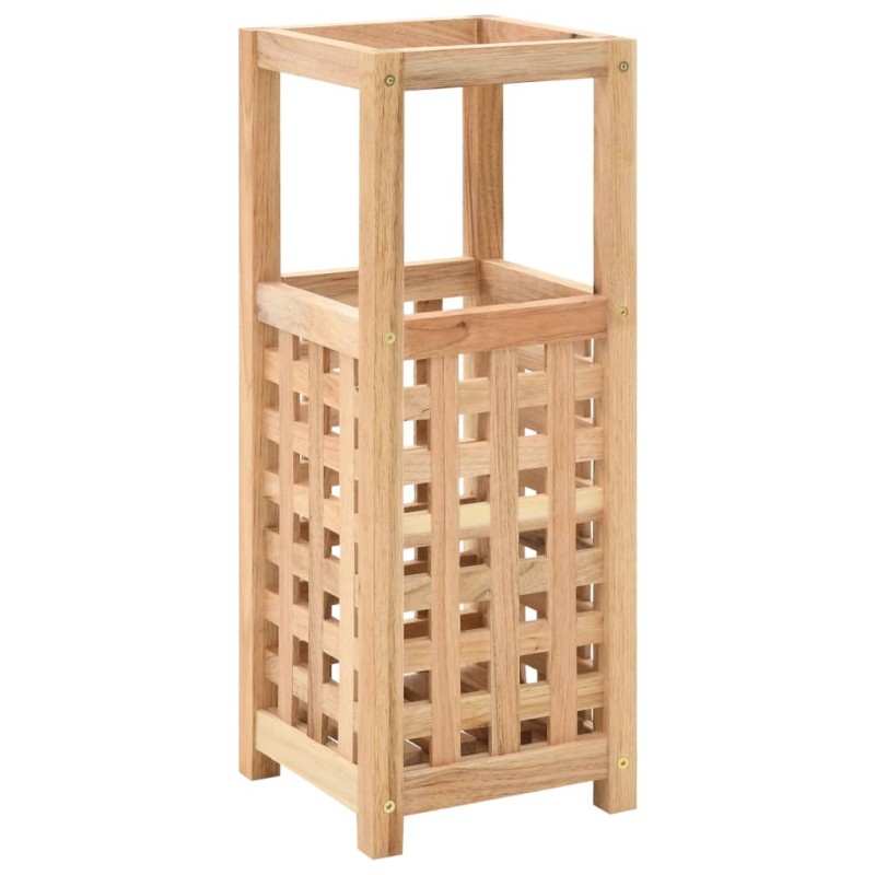 vidaXL Paragüero de madera maciza de nogal 18x18x50 cm vidaXL Paragüero de madera maciza de nogal 18x18x50 cm