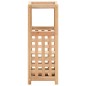 vidaXL Paragüero de madera maciza de nogal 18x18x50 cm vidaXL Paragüero de madera maciza de nogal 18x18x50 cm