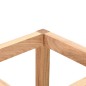 vidaXL Paragüero de madera maciza de nogal 18x18x50 cm vidaXL Paragüero de madera maciza de nogal 18x18x50 cm