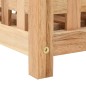 vidaXL Paragüero de madera maciza de nogal 18x18x50 cm vidaXL Paragüero de madera maciza de nogal 18x18x50 cm