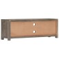 vidaXL Mueble para TV de madera maciza reciclada gris 120x30x40 cm vidaXL Mueble para TV de madera maciza reciclada gris 120x30x40 cm