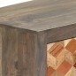 vidaXL Mueble para TV de madera maciza reciclada gris 120x30x40 cm vidaXL Mueble para TV de madera maciza reciclada gris 120x30x40 cm