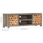 vidaXL Mueble para TV de madera maciza reciclada gris 120x30x40 cm vidaXL Mueble para TV de madera maciza reciclada gris 120x30x40 cm